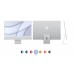 iMac 24-inch with Retina 4.5K display-Apple M1 chip with 8 core CPU and 8 core GPU 512GB-Silver