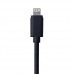 1.0 Meter (39") NewerTech Lightning to USB 2.0 Cable. Black model no NWTCBLUSBL1MB